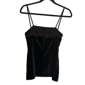 Racil Black Velvet Camisole - size 36 (US 4)